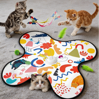 Rechargeable automatic hide & seek with moving butterfly