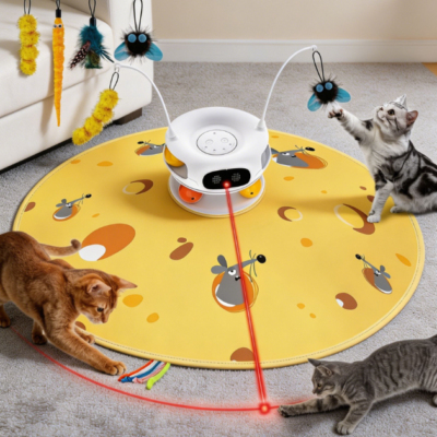 5-in-1 automatic cat toy with lase